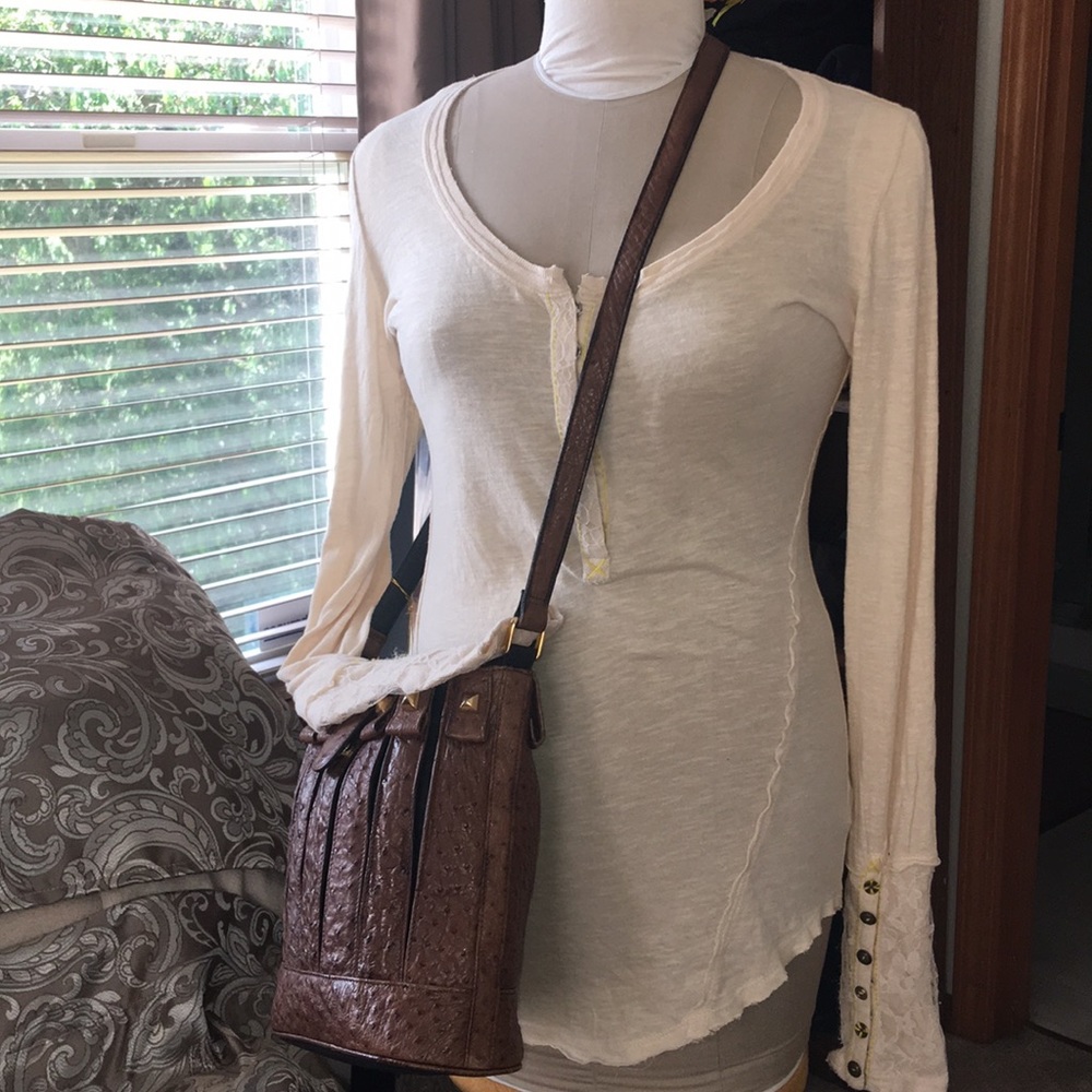 Genuine Leather Crossbody Purse